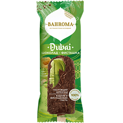 "BAHROMA" мороженое эскимо пломбир Dubai шоколад-фисташка
